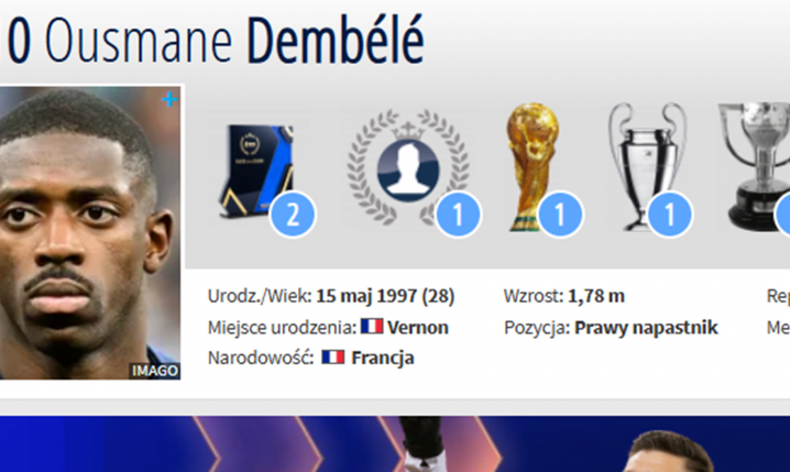 MOCNY WZROST wartości rynkowej Ousmane'a Dembele na Transfermarkt!